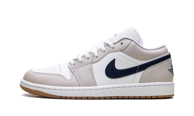 Jordan 1 Low Midnight Navy Neutral Grey 553558 146