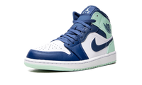 Air Jordan 1 Mid Blue Mint 554724 413